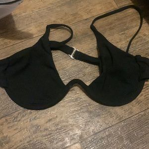 black bikini top